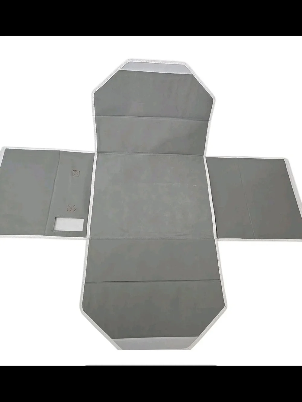 Bed Sheet Organizer 6 Pack Stackable Gray